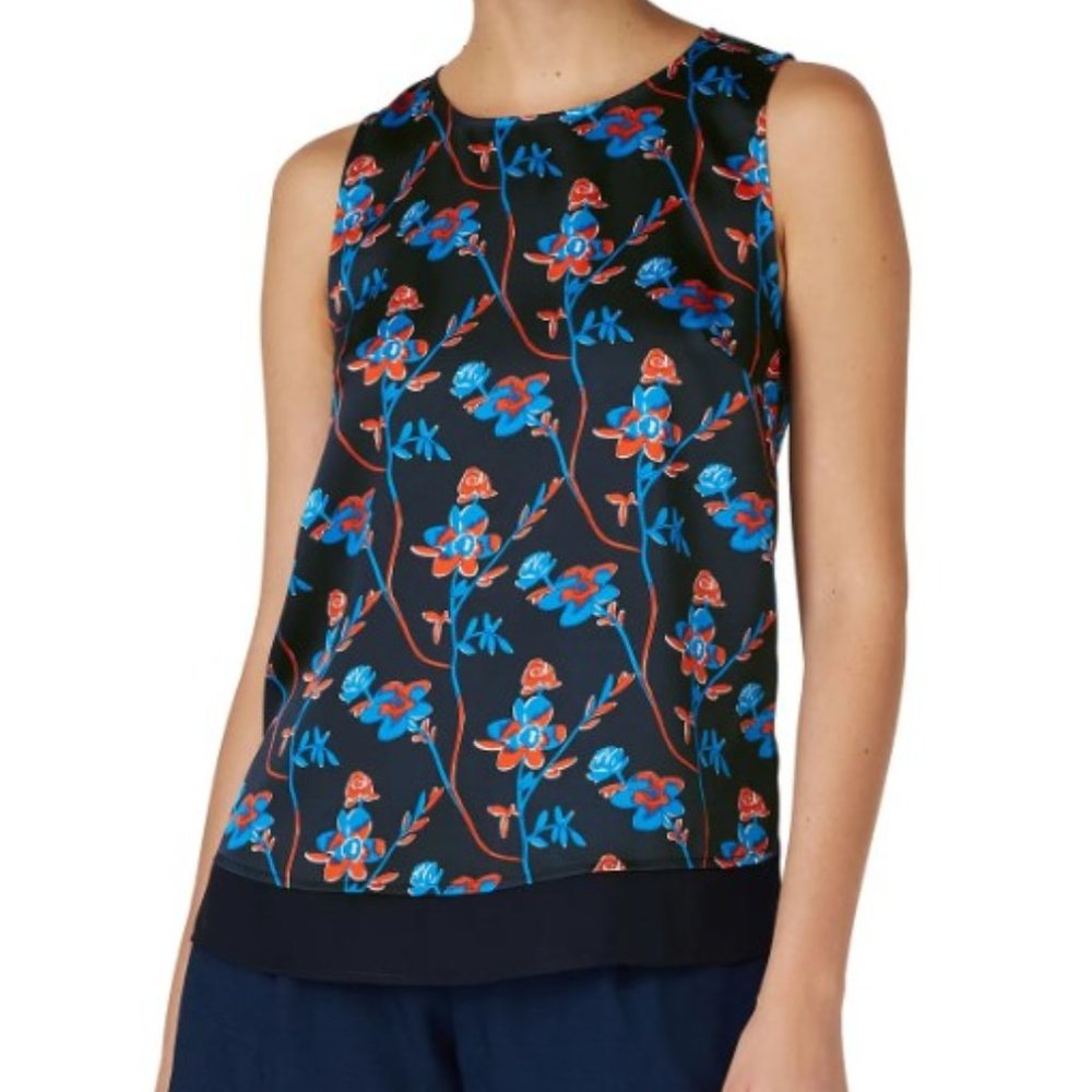 Thakoon Collective Daisy Printed Sleeveless Top- Sz. 2